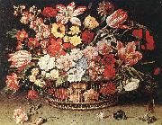 LINARD, Jacques Basket of Flowers 67 oil painting